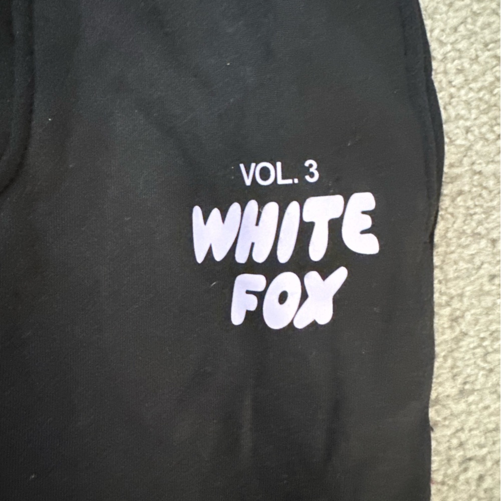 White Fox Boutique Black Joggers